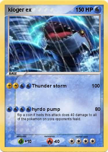 Pokemon kioger ex