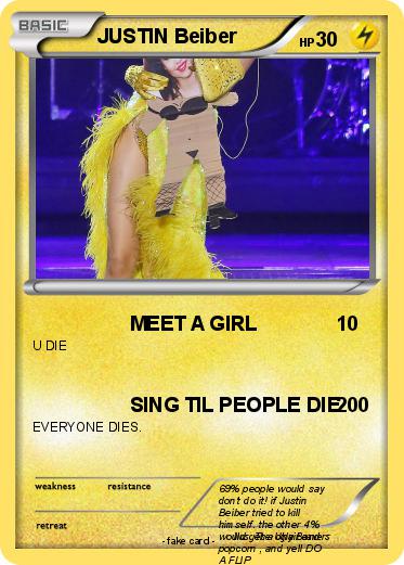 Pokemon JUSTIN Beiber