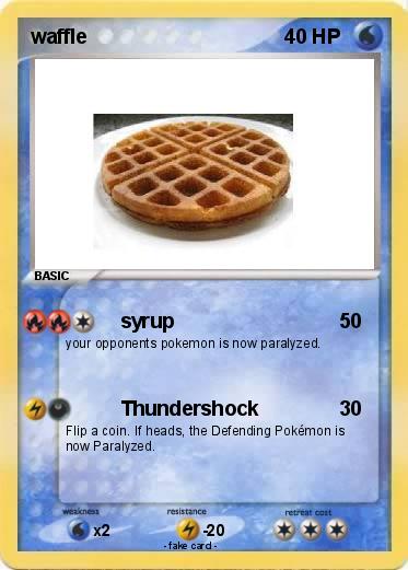 Pokemon waffle
