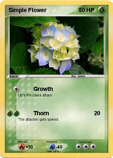 Pokemon Simple Flower