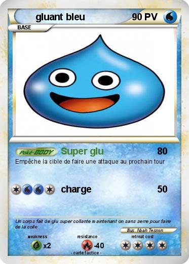 Pokemon gluant bleu