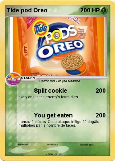 Pokemon Tide pod Oreo