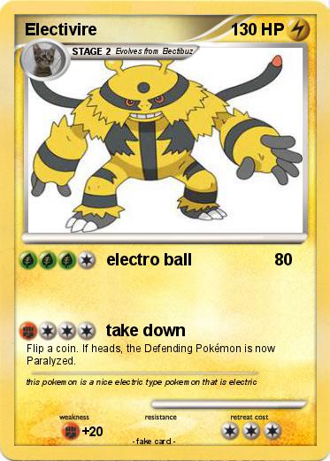 Pokemon Electivire