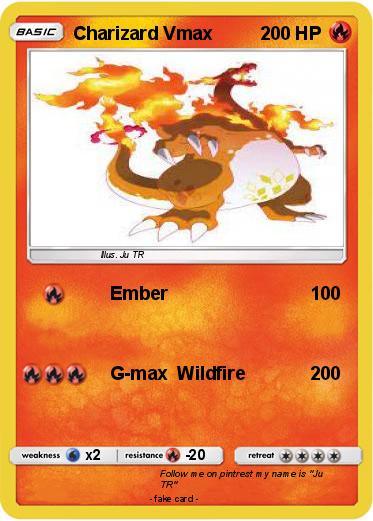 Pokemon Charizard Vmax