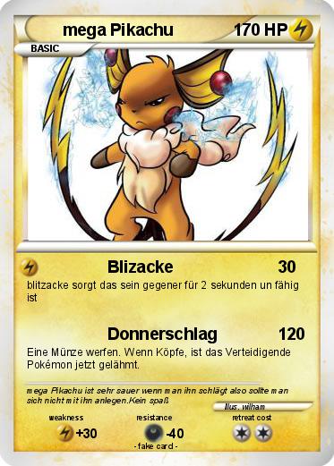 Pokemon mega Pikachu