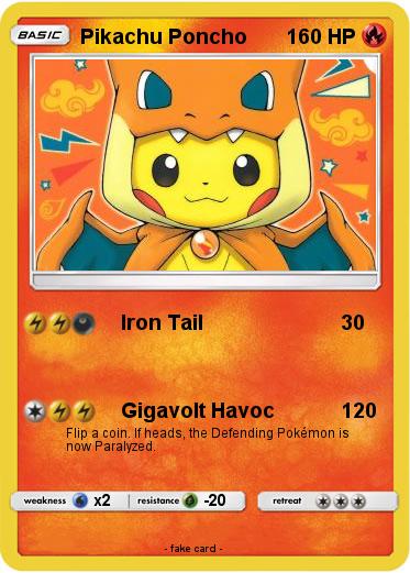 Pokemon Pikachu Poncho