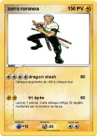 Pokemon zorro roronoa