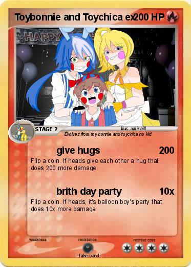 Pokemon Toybonnie and Toychica ex