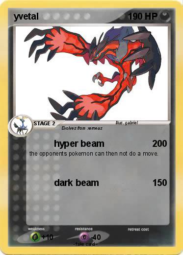 Pokemon yvetal