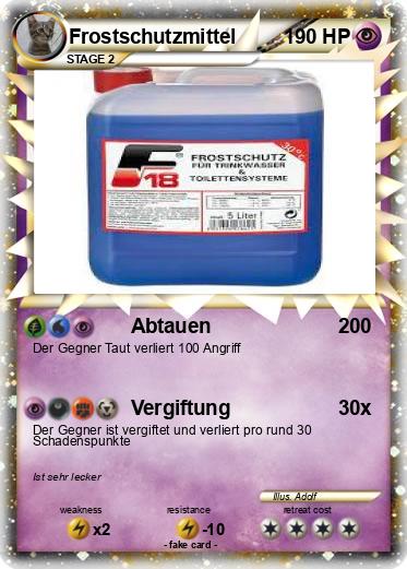 Pokemon Frostschutzmittel