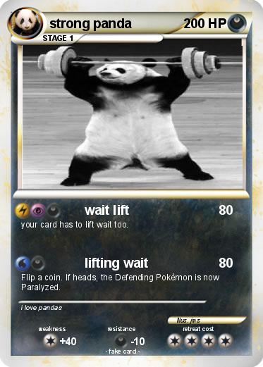 Pokemon strong panda