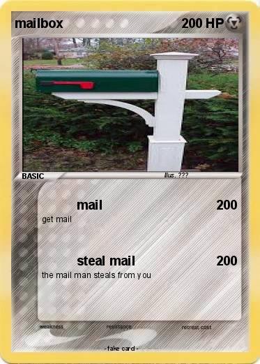 Pokemon mailbox