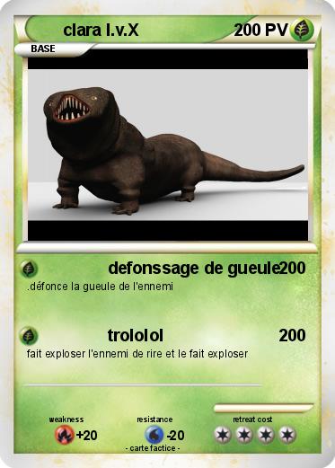Pokemon clara l.v.X