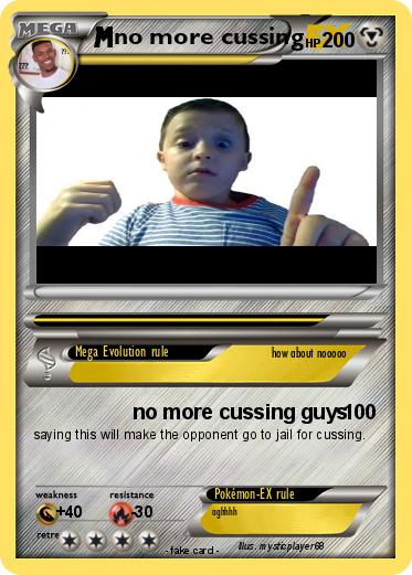 Pokemon no more cussing