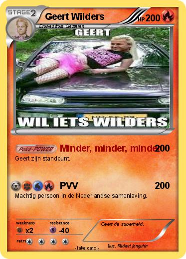 Pokemon Geert Wilders