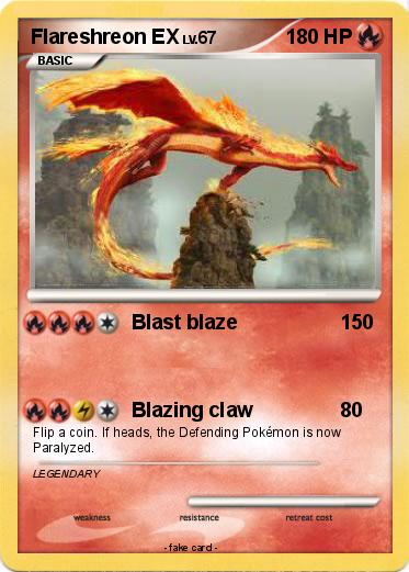 Pokemon Flareshreon EX