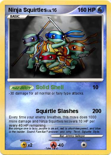 Pokemon Ninja Squirtles