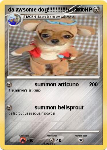 Pokemon da awsome dog!!!!!!!!!!!!