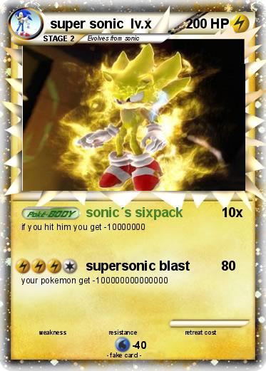 Pokemon super sonic  lv.x