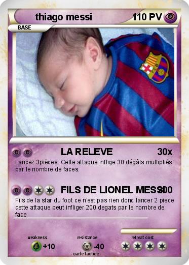 Pokemon thiago messi