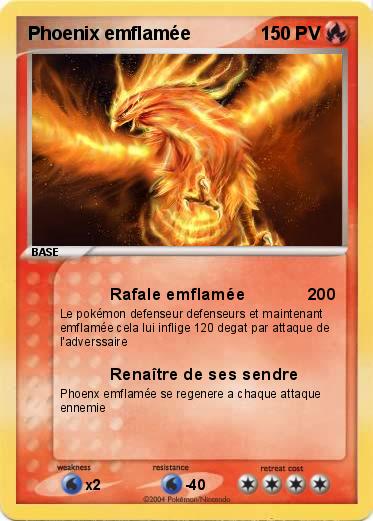 Pokemon Phoenix emflamée