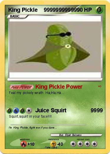 Pokemon King Pickle    999999999999