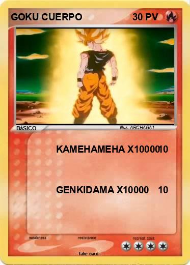 Pokemon GOKU CUERPO