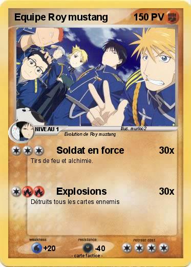 Pokemon Equipe Roy mustang