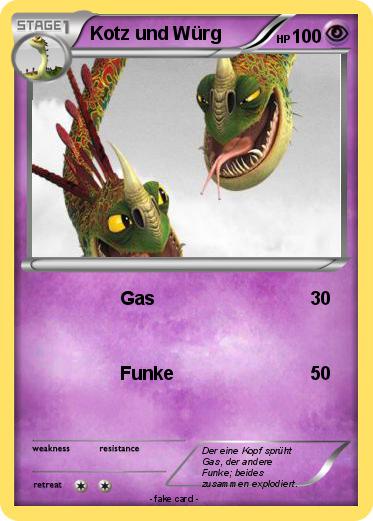 Pokemon Kotz und Würg
