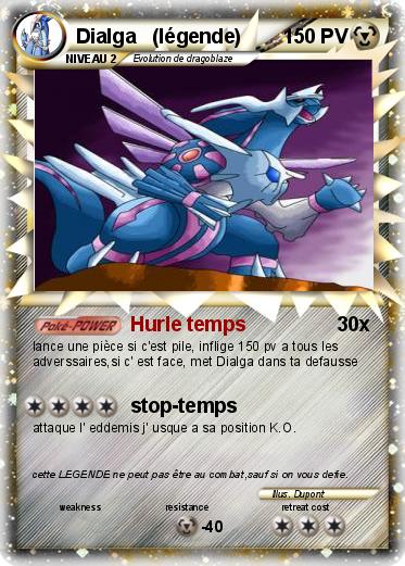 Pokemon Dialga   (légende)