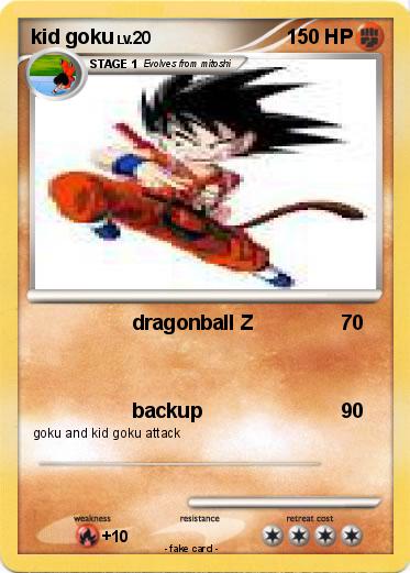 Pokemon kid goku