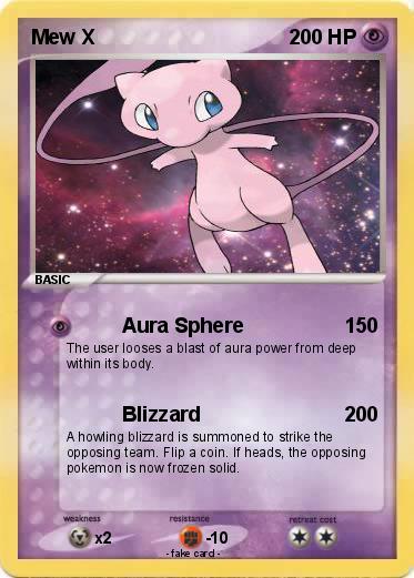 Pokemon Mew X