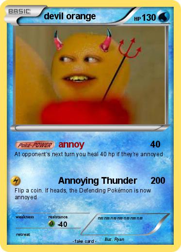 Pokemon devil orange