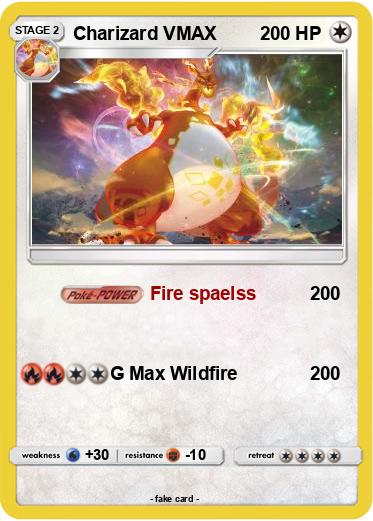 Pokemon Charizard VMAX