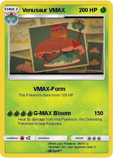 Pokemon Venusaur VMAX