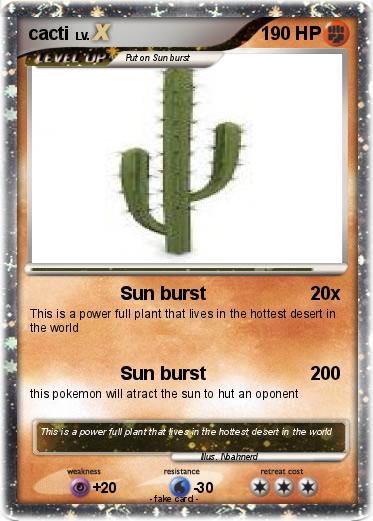 Pokemon cacti