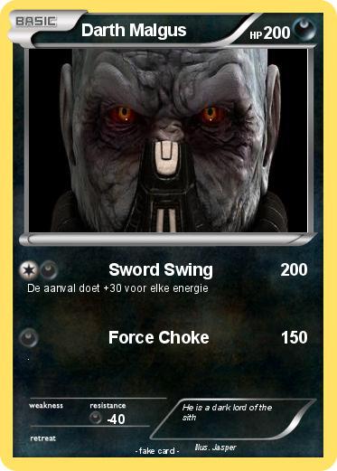Pokemon Darth Malgus