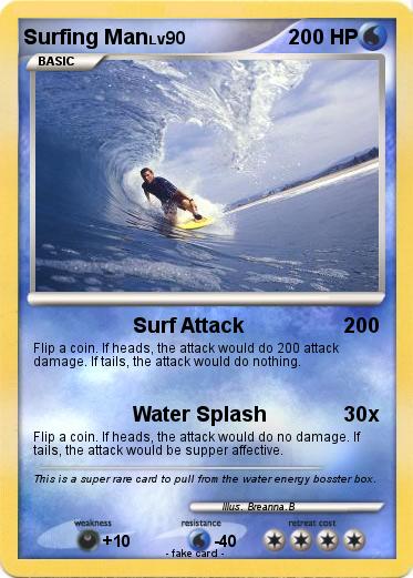 Pokemon Surfing Man