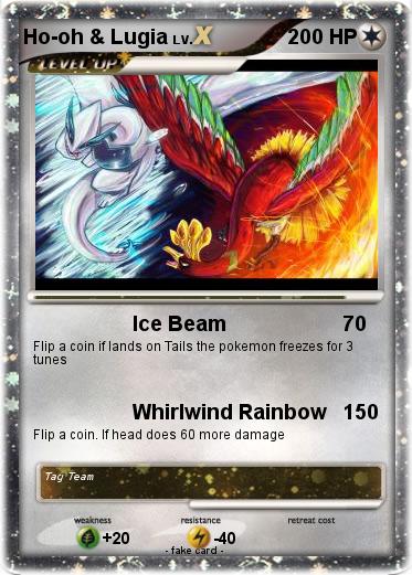 Pokemon Ho-oh & Lugia