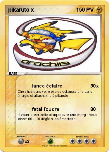 Pokemon pikaruto x