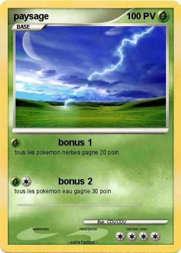 Pokemon paysage