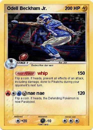 Pokemon Odell Beckham Jr.