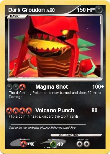 Pokemon Dark Groudon