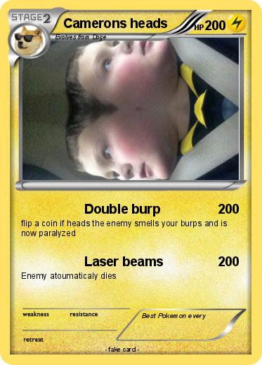 Pokemon Camerons heads