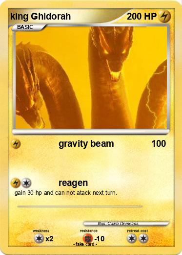 Pokemon king Ghidorah