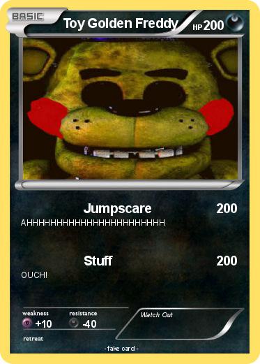 Pokemon Toy Golden Freddy