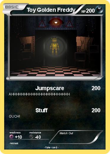 Pokemon Toy Golden Freddy