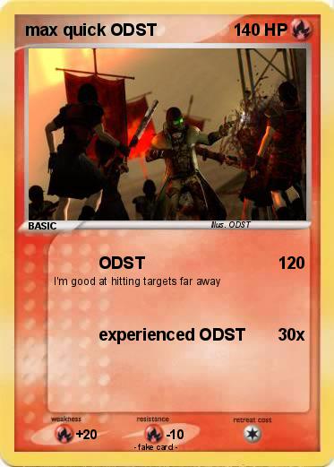 Pokemon max quick ODST