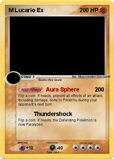 Pokemon M Lucario Ex