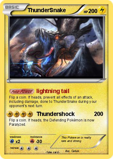 Pokemon ThunderSnake